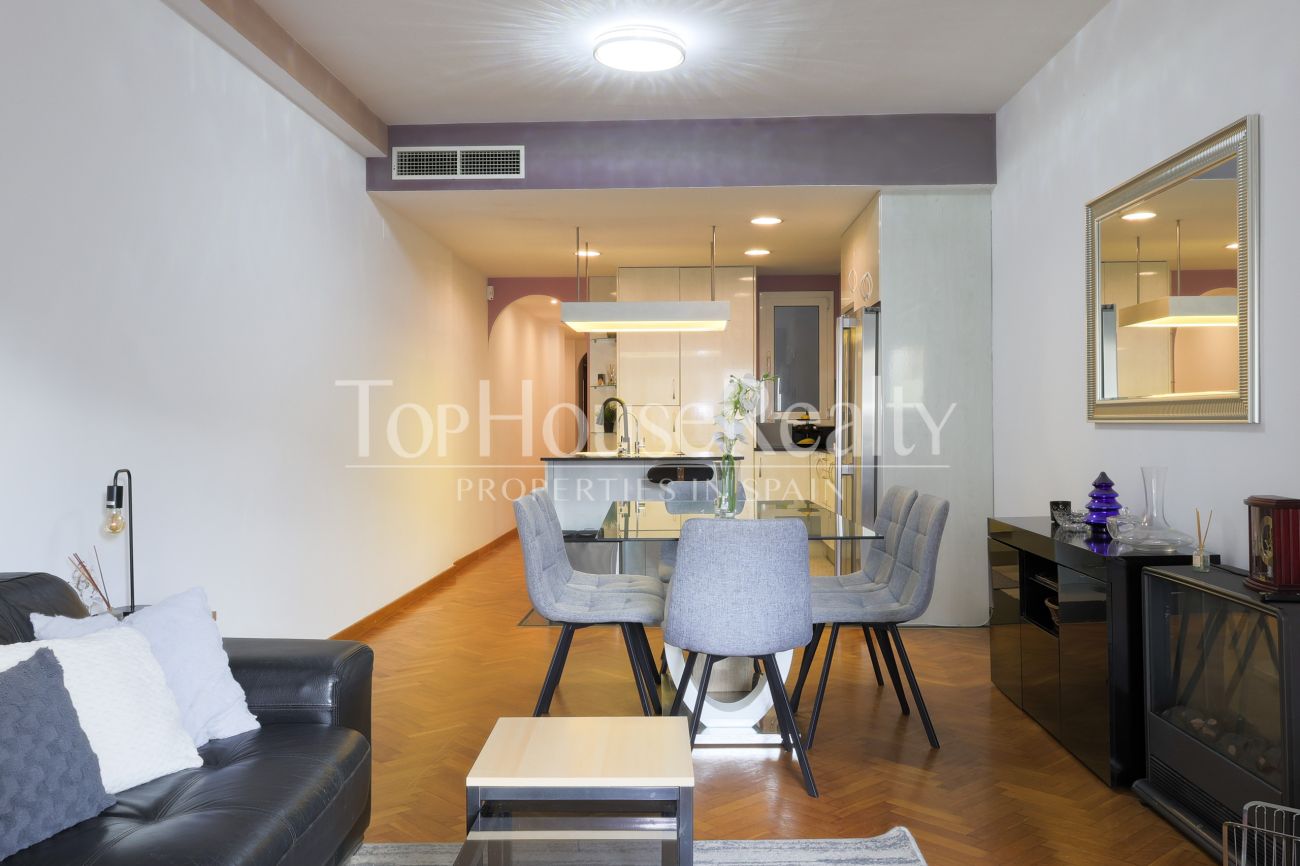 Светлая меблированная квартира в аренду в районе Les Corts