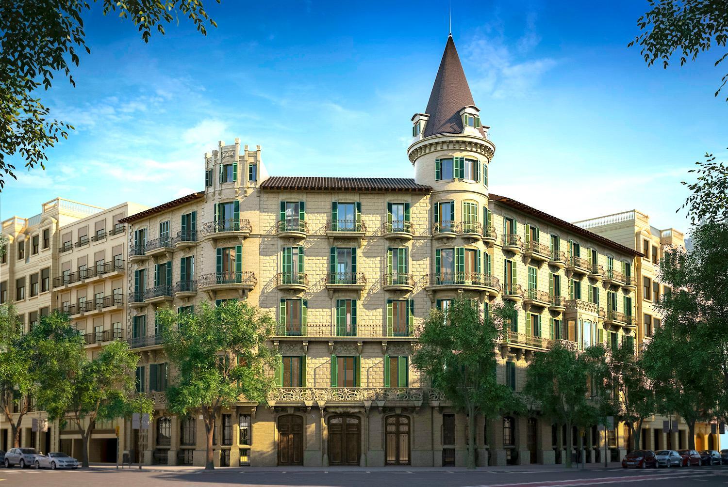 Купить элитную квартиру в Барселоне на Пассеинг-де-Грасия, Испания. Особняк Каса Бурес. Top House Realty.