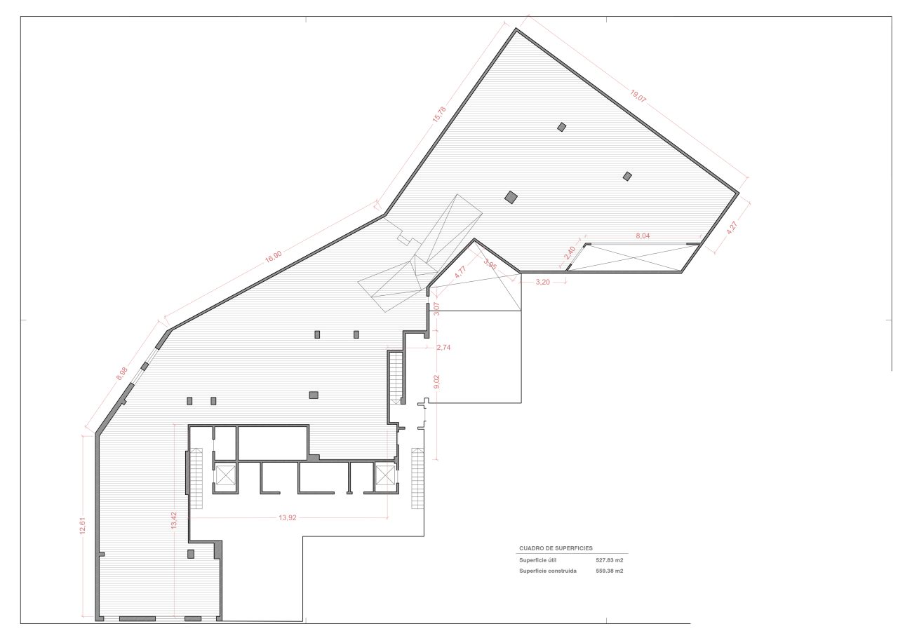 Большое помещение 531м² коммерческой недвижимости в Сарриа, Барселона