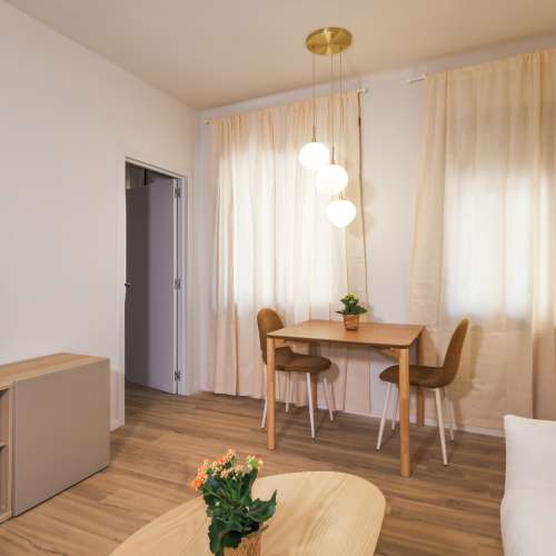 Отремонтированная квартира у подножия Монжуика